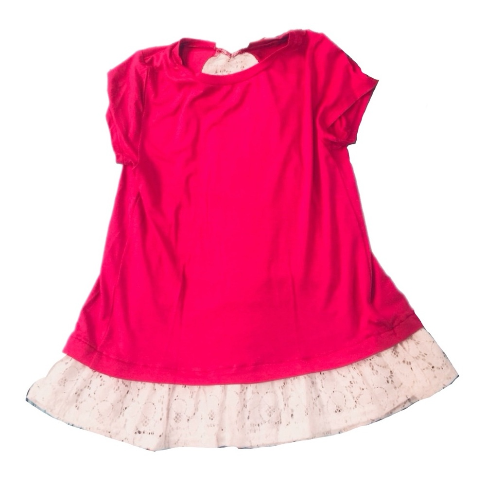 Girls 9/10 Shirt‎ / Dress with Lace